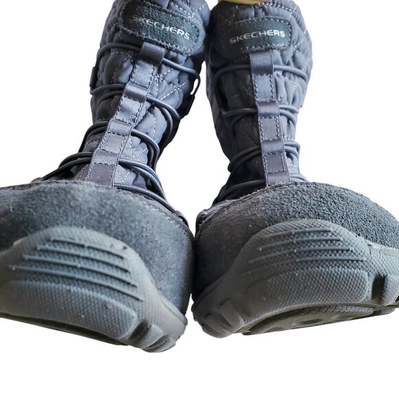 Skechers Suede Reggae Fest Steady Quilted Bungee Ankle Bootie Size 9.5 - Picture 11 of 14